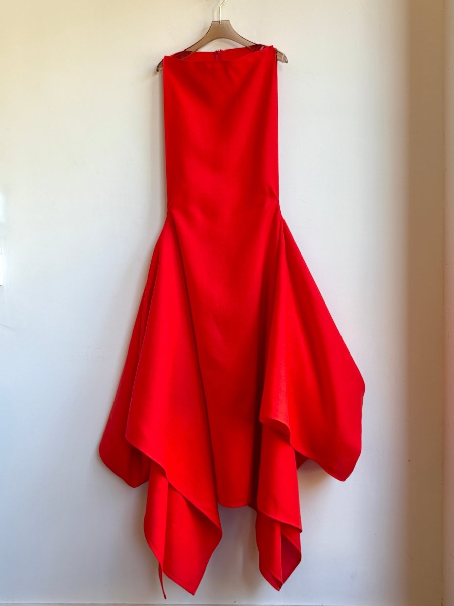 Zero-Waste Dress in Cherry Tomato - Image 4