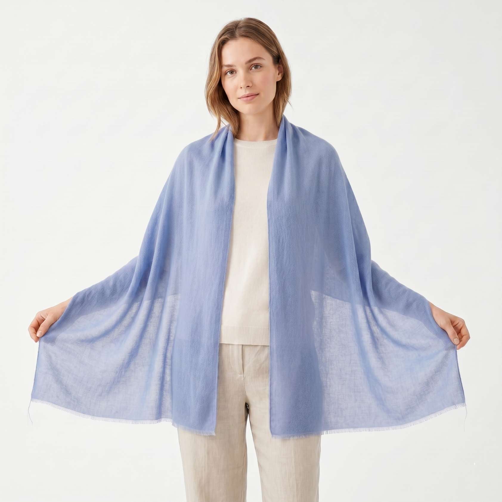 Cashmere Pashmina Shawl - Jewel Tones Collection - Image 5