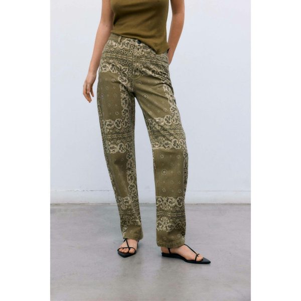 Waterlily Woman Pant Bandana Woman Print - Image 3