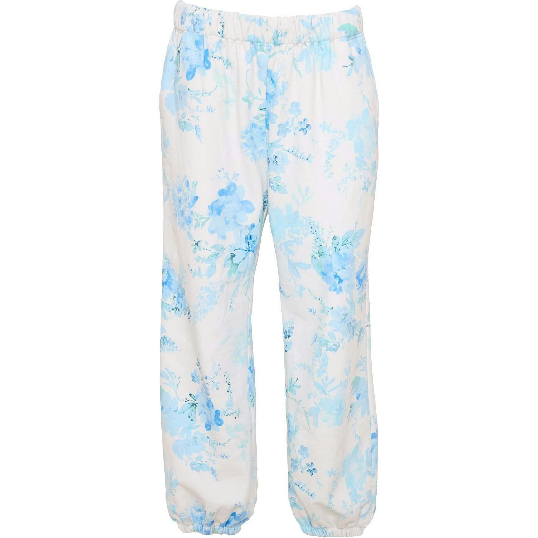 Kian Jogger Sweatpants in Blue Aquarelle Fleur - Image 1