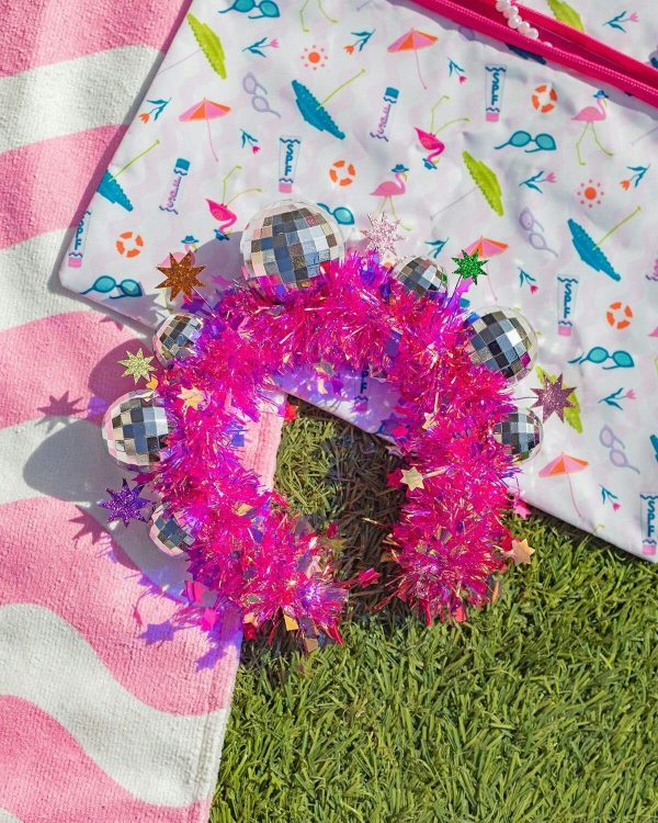 Pink Disco Ball Party Novelty Headband - Image 4