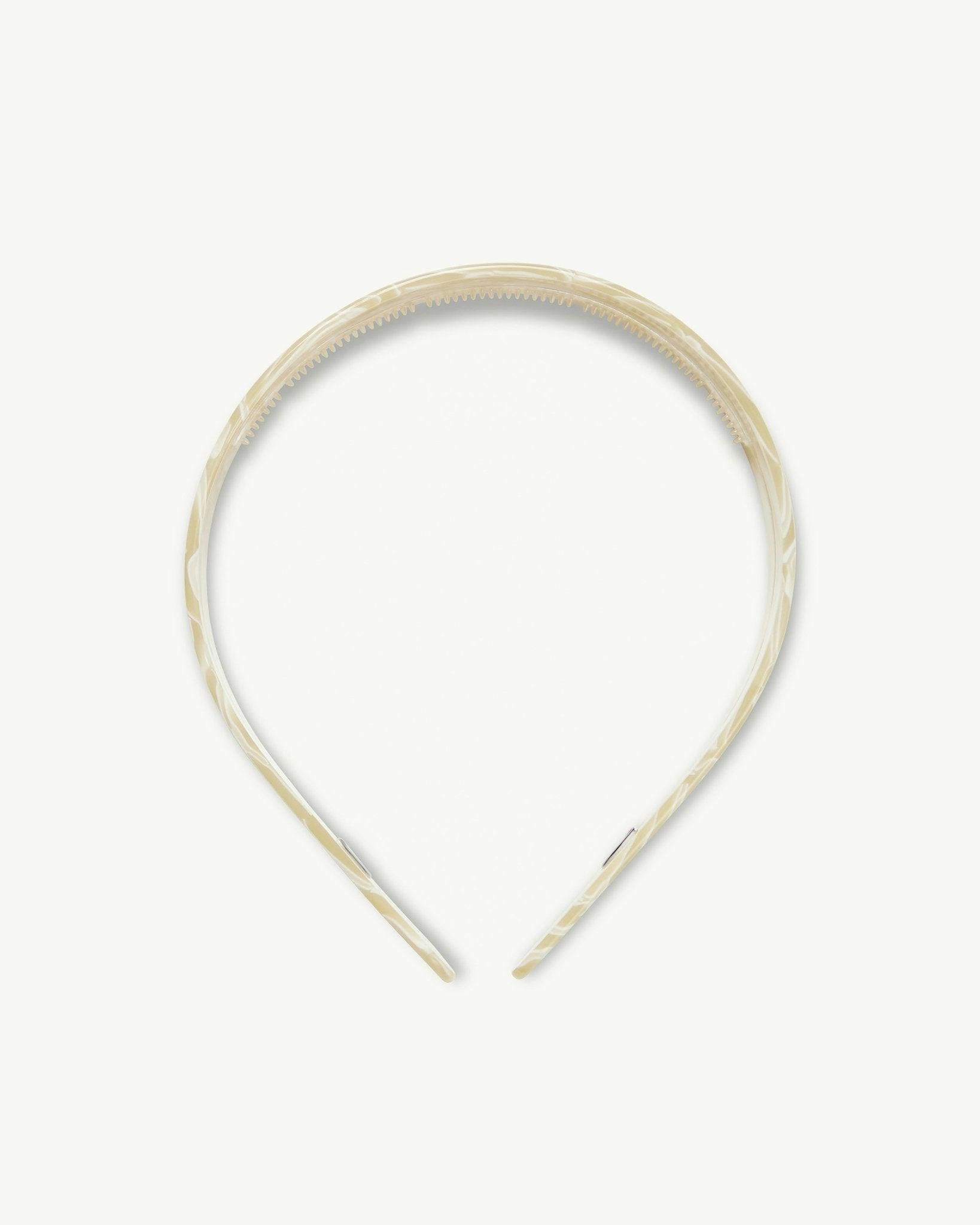 Wide Headband in Ivory - Image 4