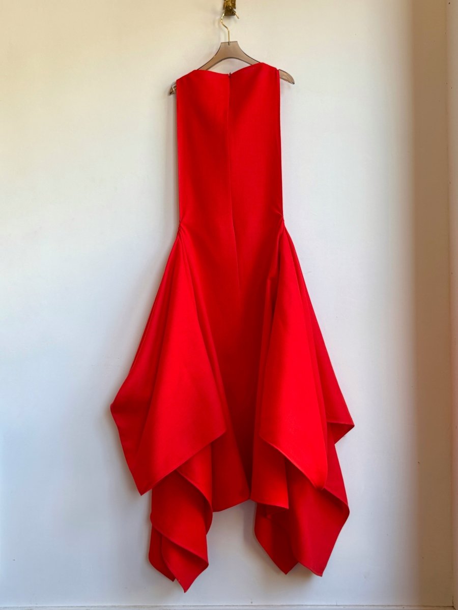 Zero-Waste Dress in Cherry Tomato - Image 5