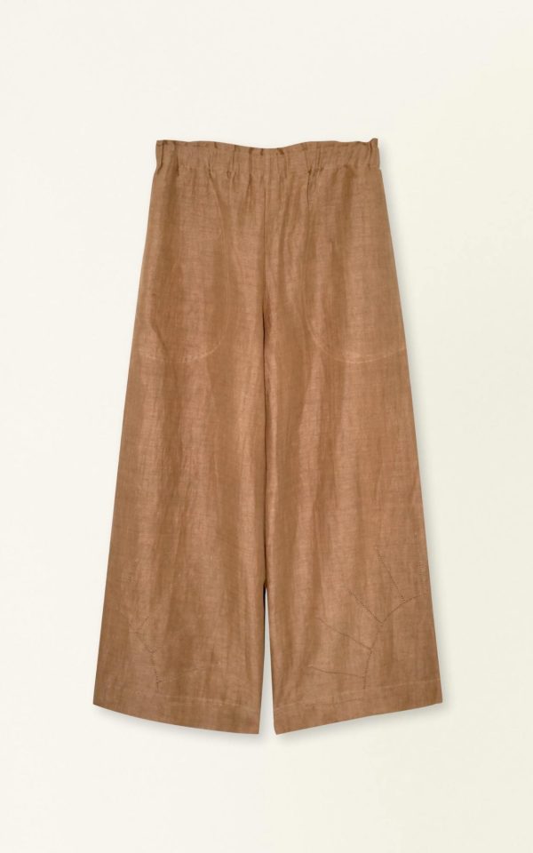 Mirth Pant in Brownie Linen - Image 8