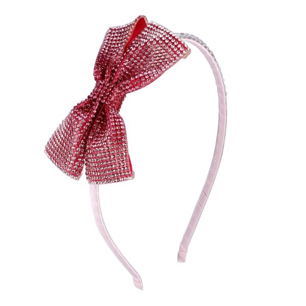 Girls Headband - Polka Dot Bow - Image 1