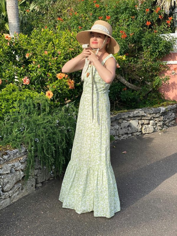 Wildflower Sun Hat - Masters Green Wide & Short Grosgrain Ribbon - Image 14