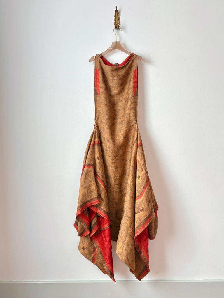 Zero-Waste Dress in Santa Fe Linen