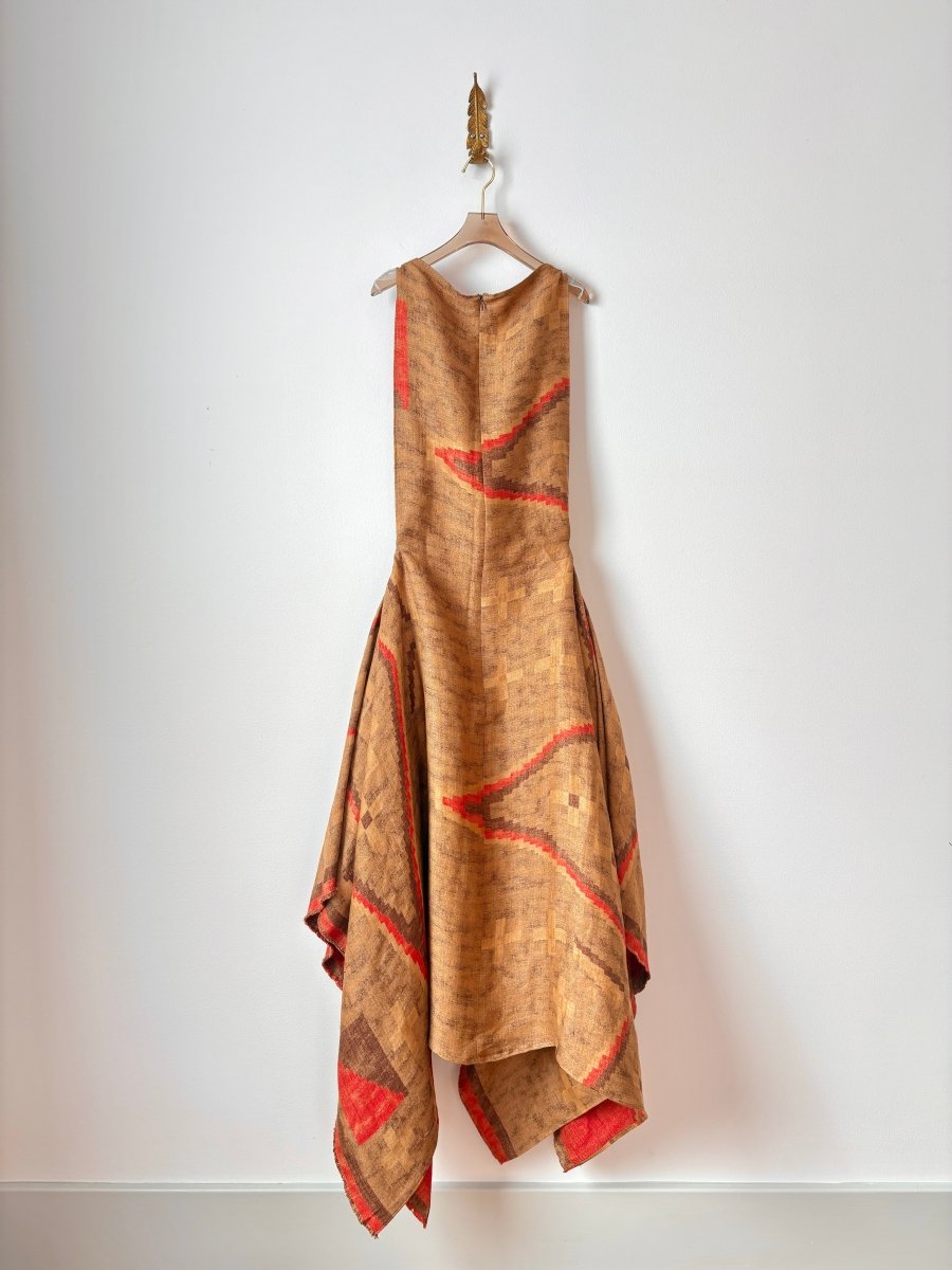 Zero-Waste Dress in Santa Fe Linen - Image 2