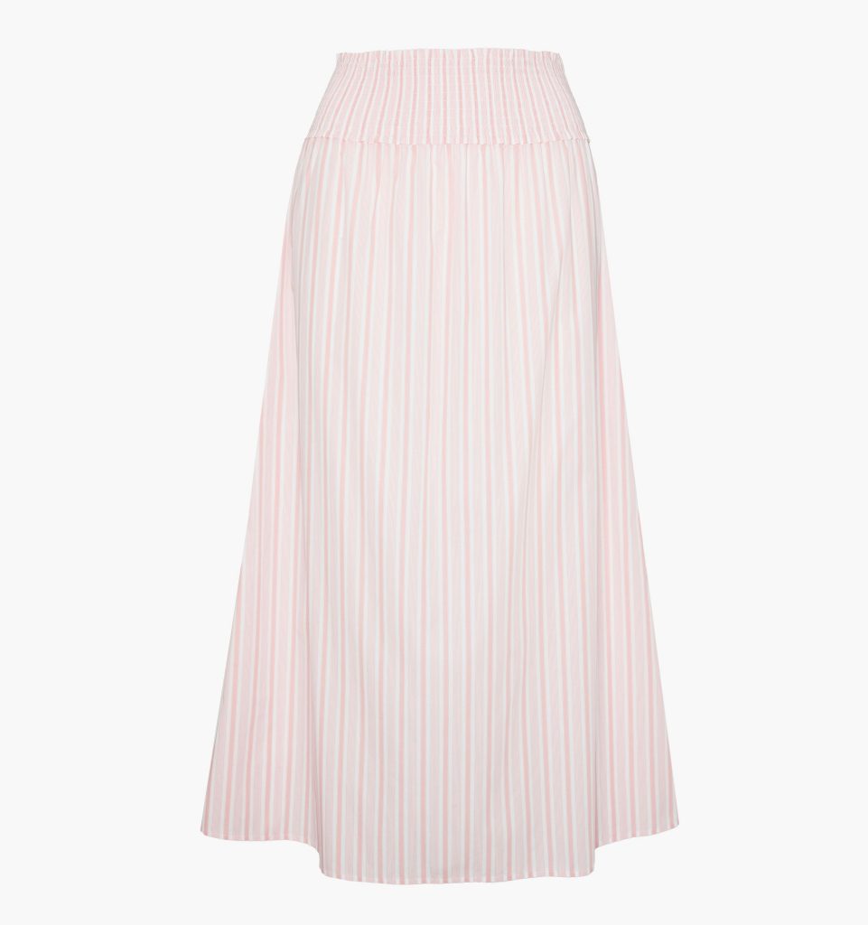The Delphine Nap Skirt - Pink Variegated Stripe