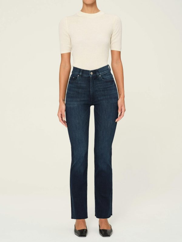 Halle Straight High Rise Instasculpt 29" Jeans | Mediterranean - Image 7