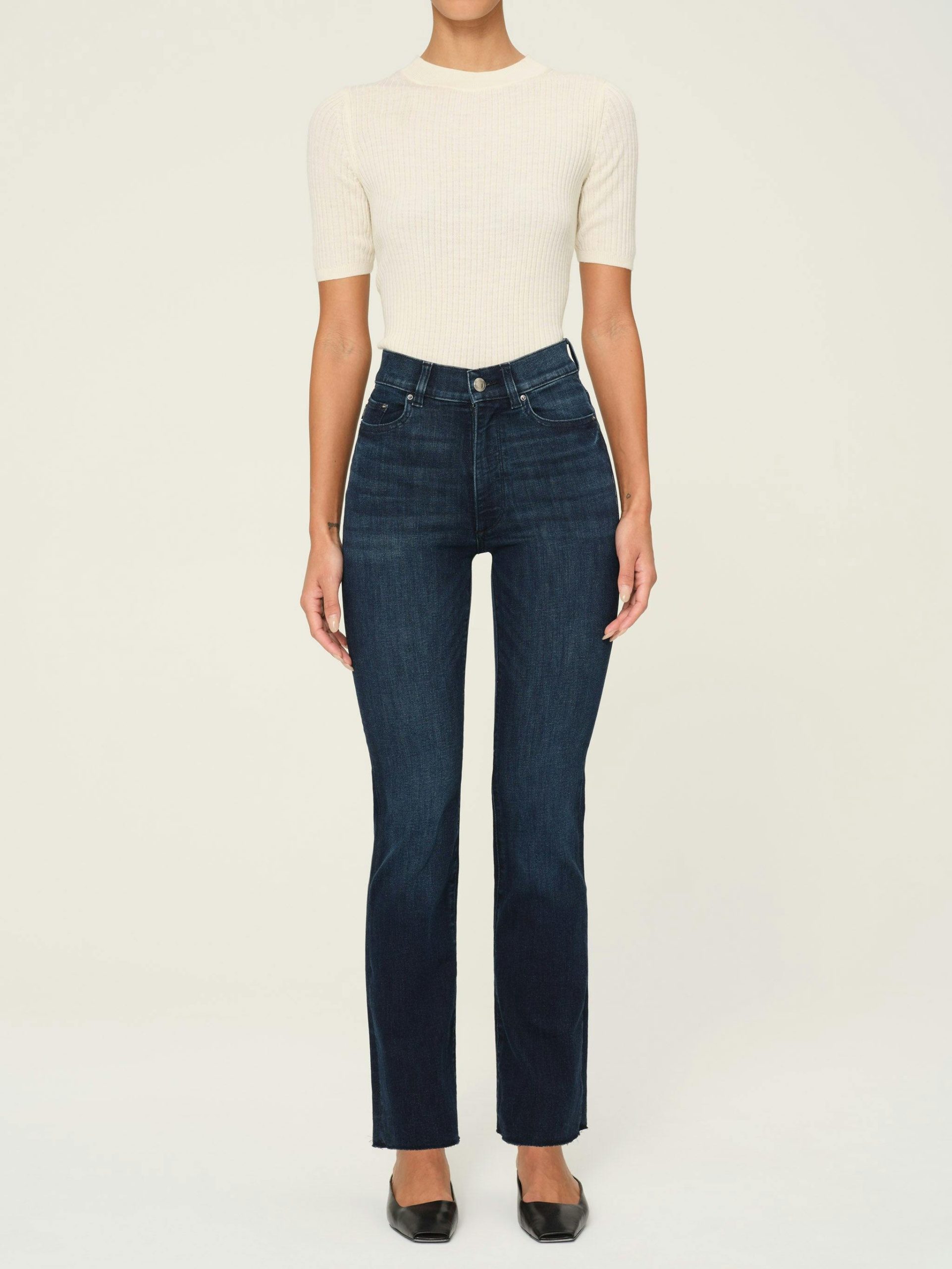 Halle Straight High Rise Instasculpt 29" Jeans | Mediterranean - Image 7