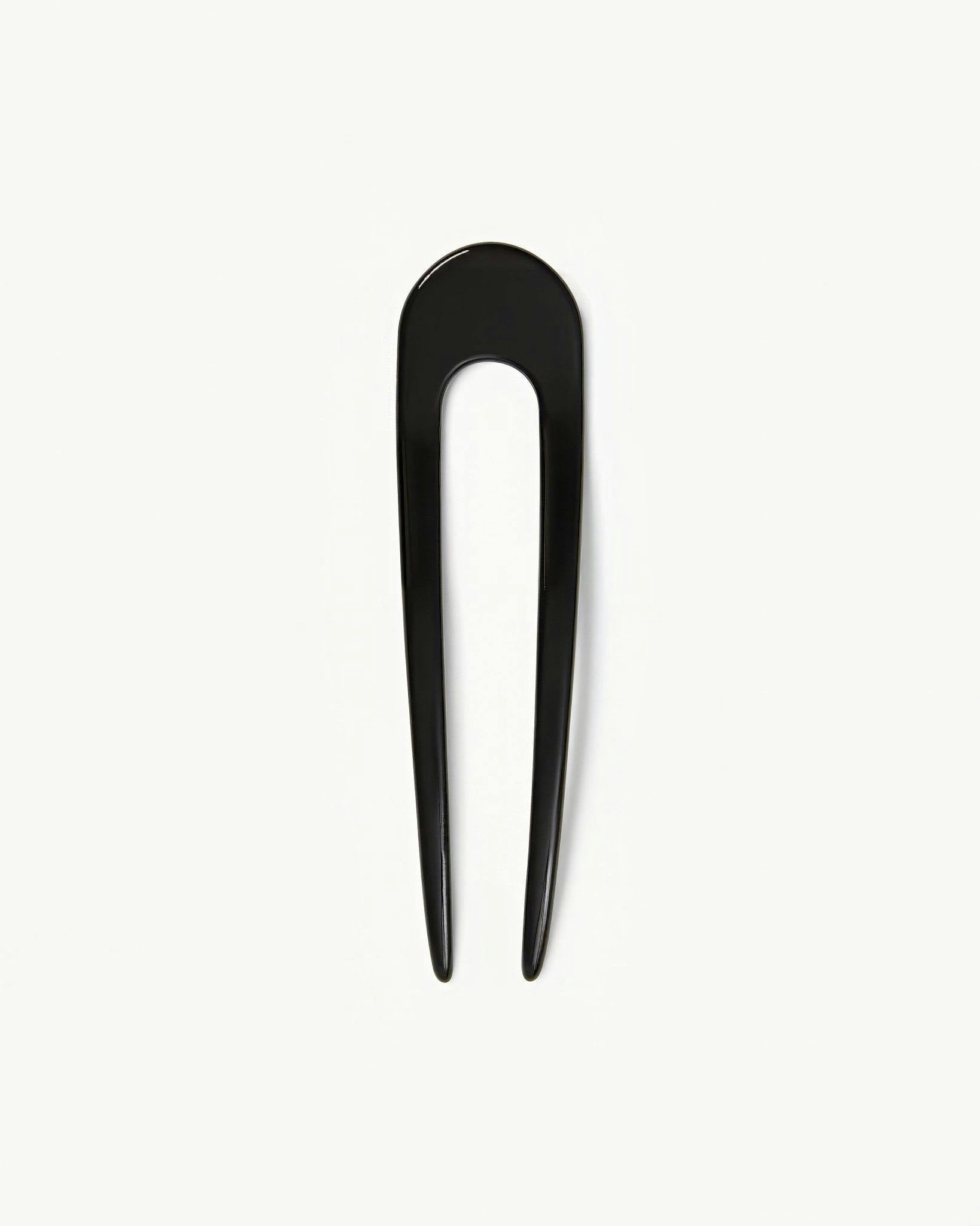 French Hair Pin in Black - Image 3