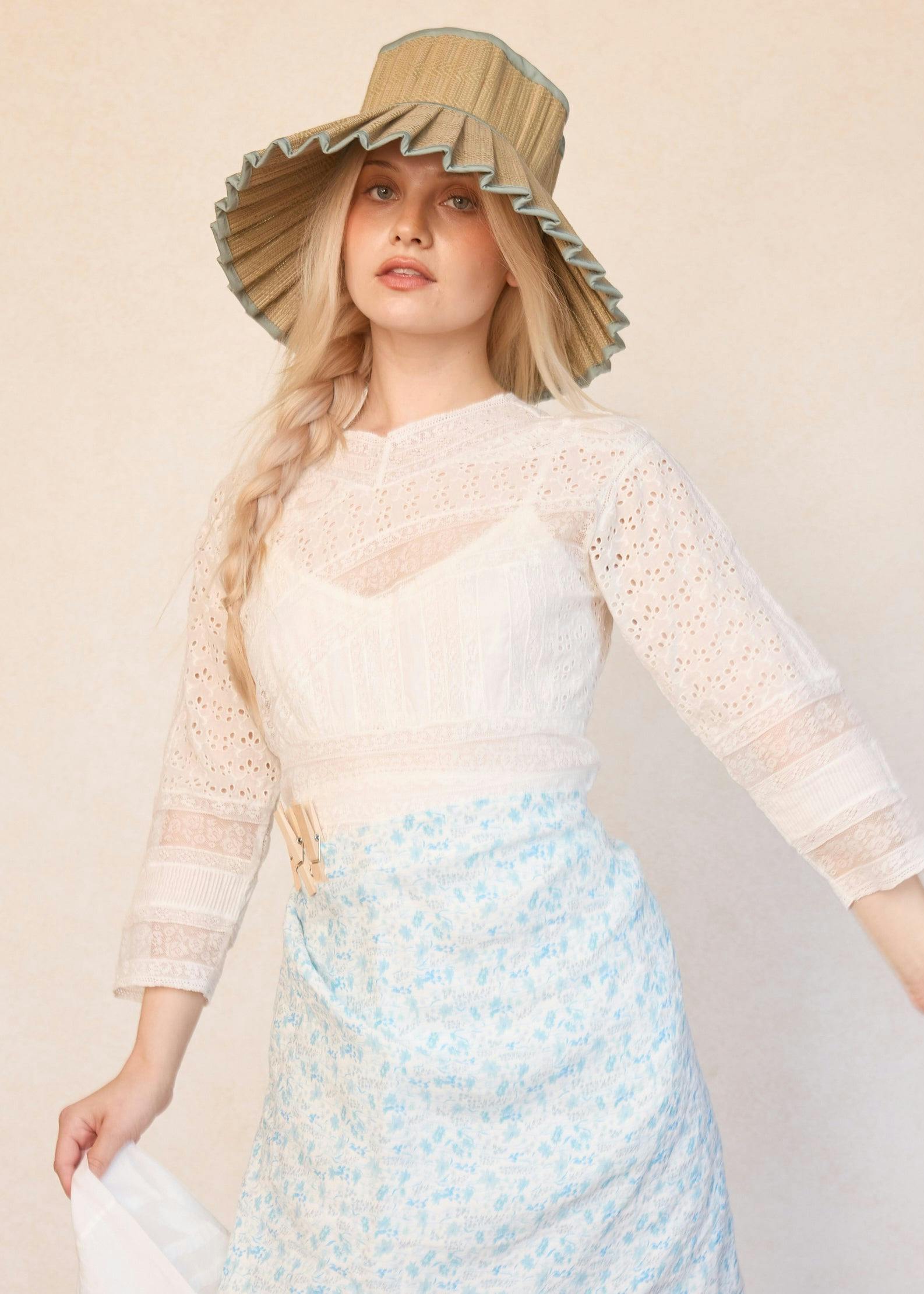 Sea Foam Capri Hat - Image 12