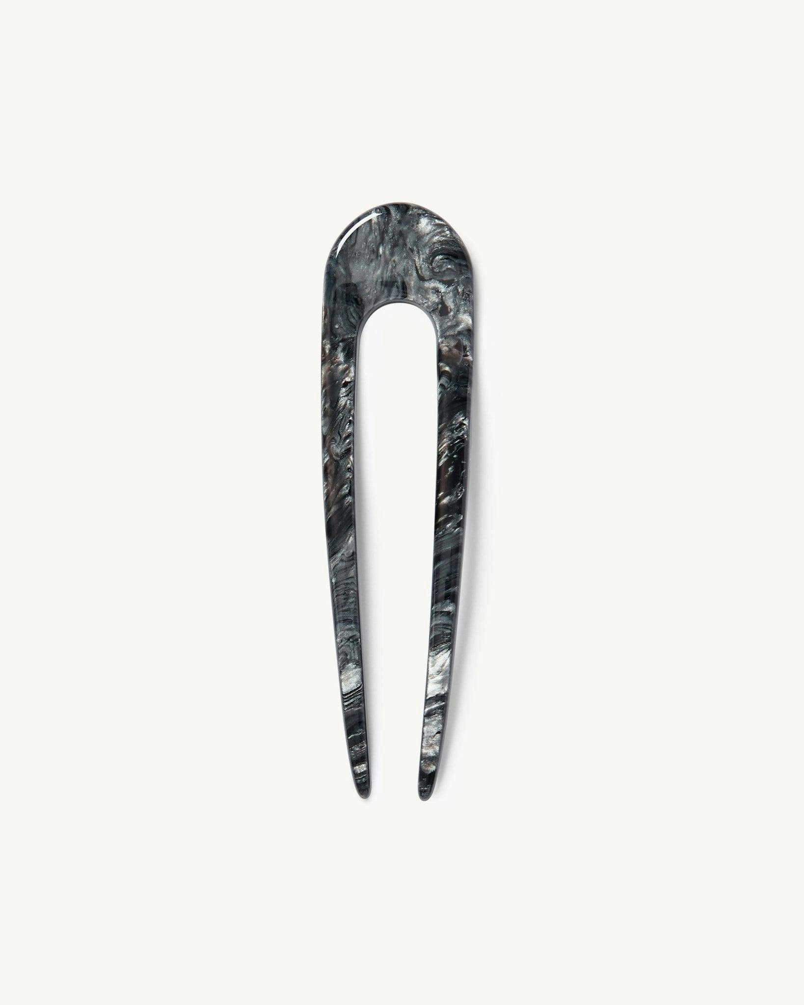 French Hair Pin in Obsidian - Image 3