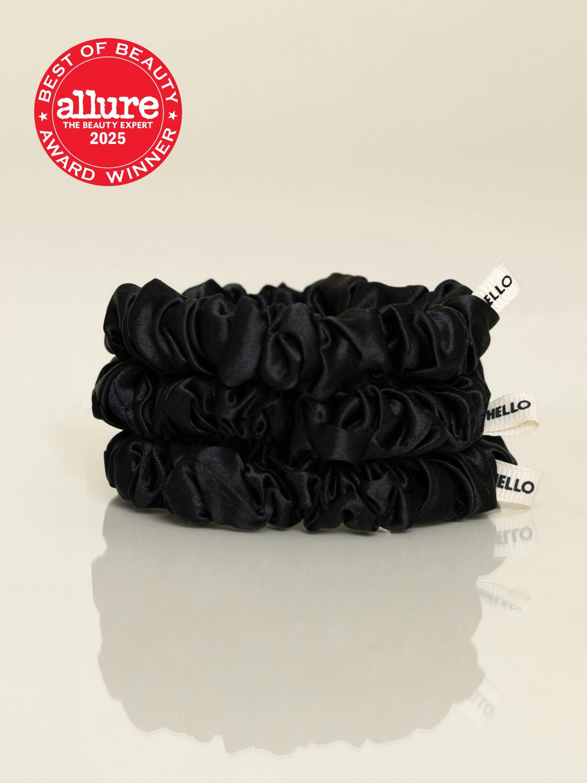 Black Silk Scrunchies - Image 2