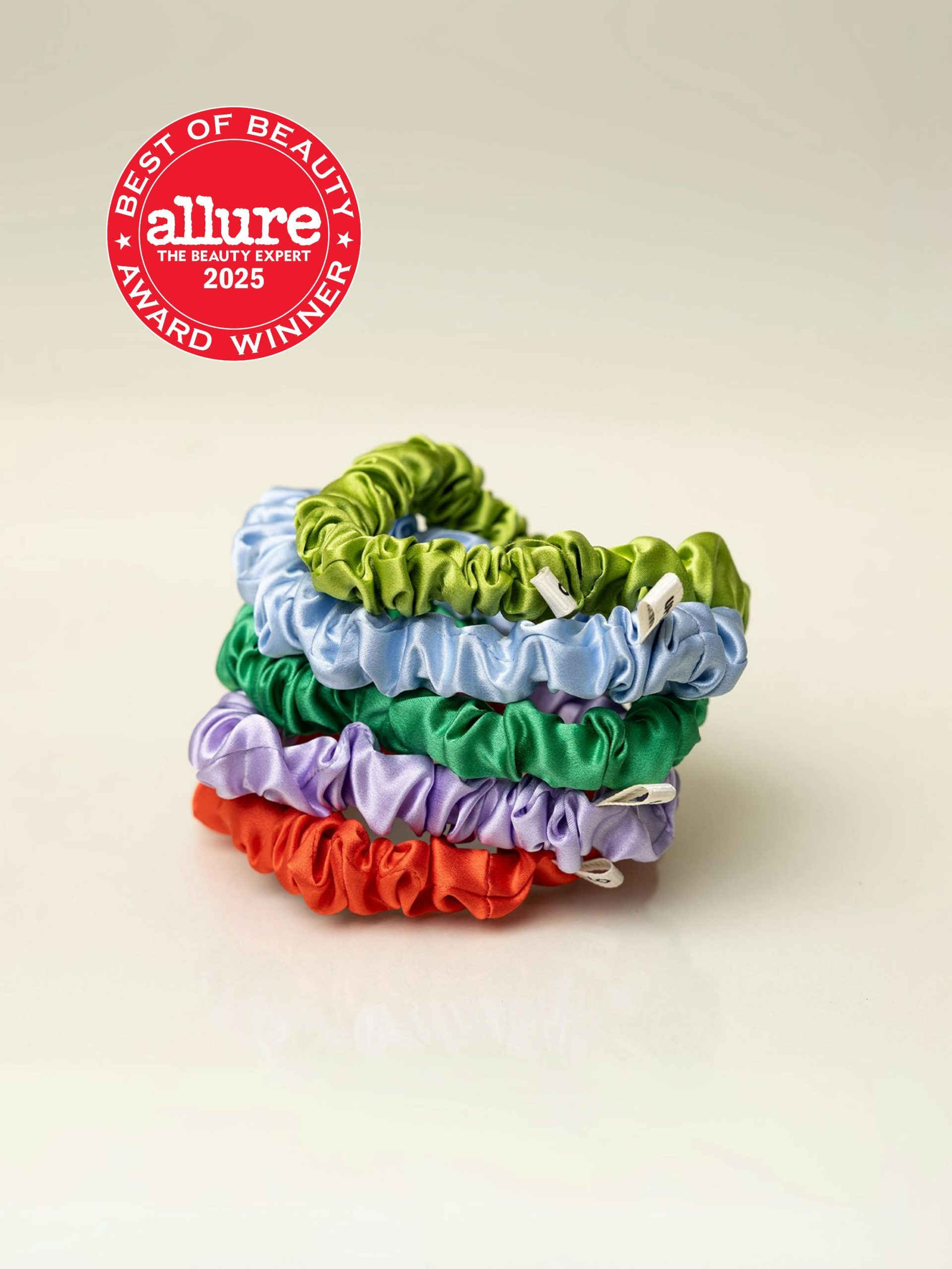 Deep Green Silk Scrunchies - Image 9