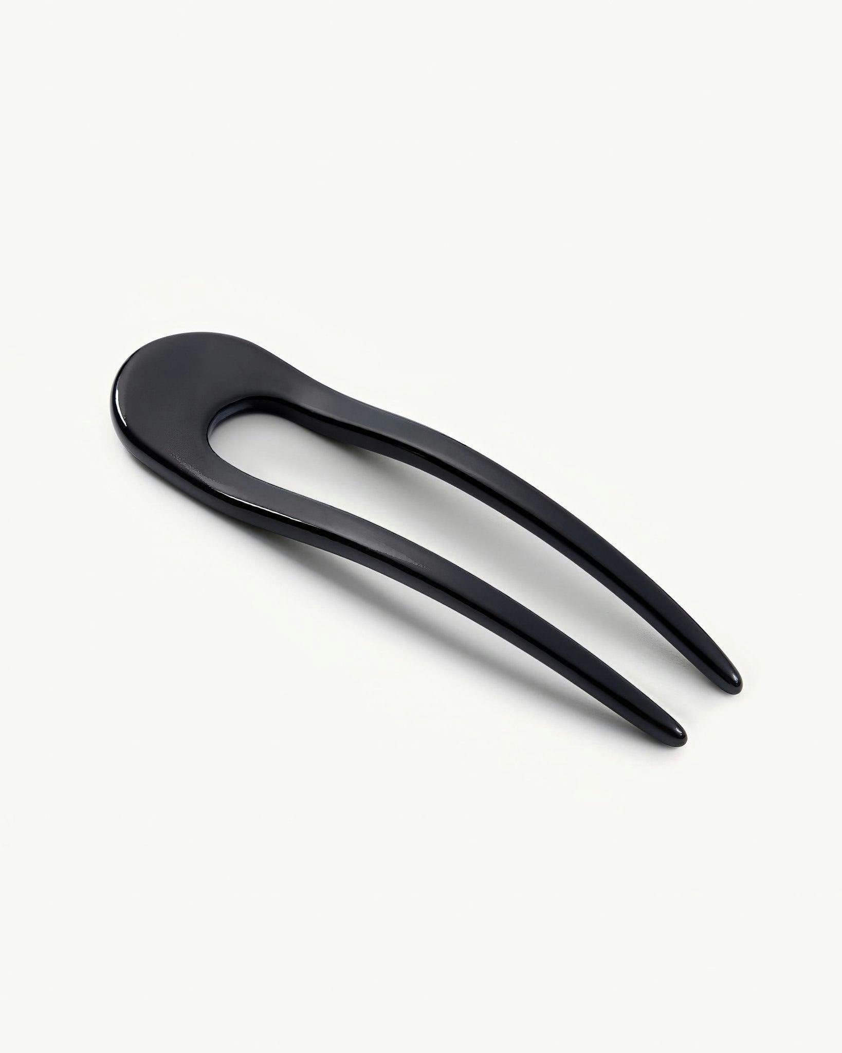 French Hair Pin in Black - Image 4