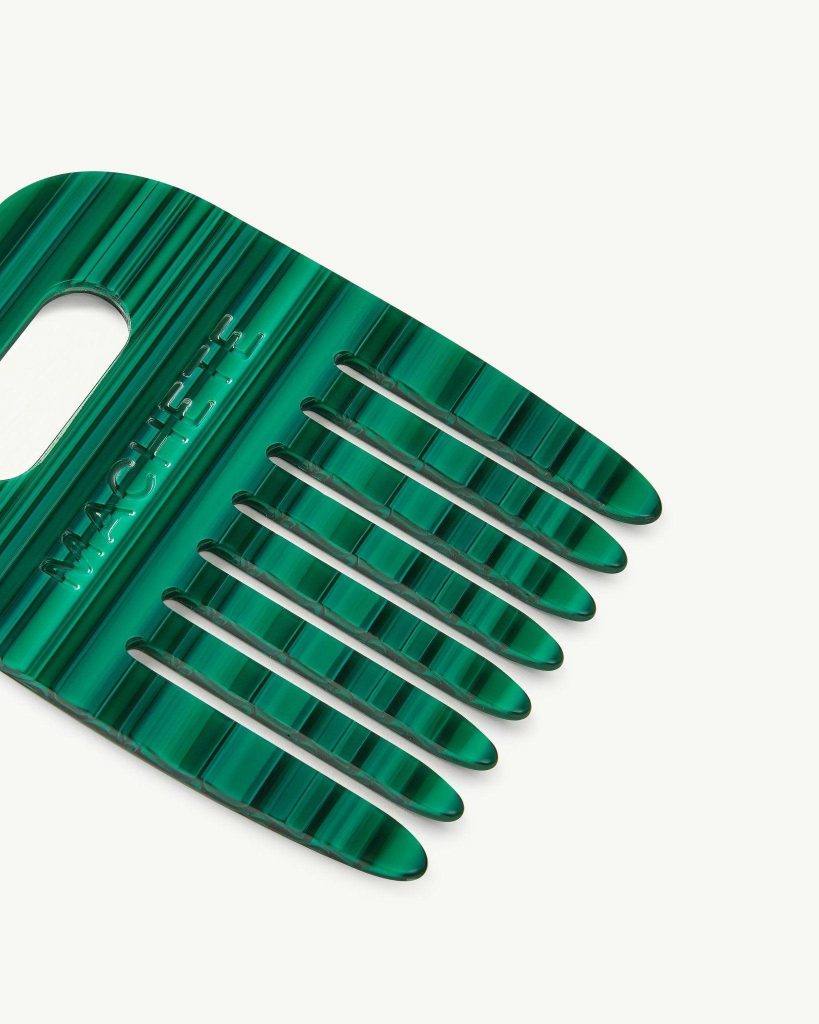 No. 4 Comb in Malachite