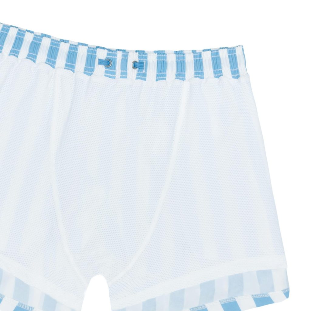 men's bay stripe boardie
