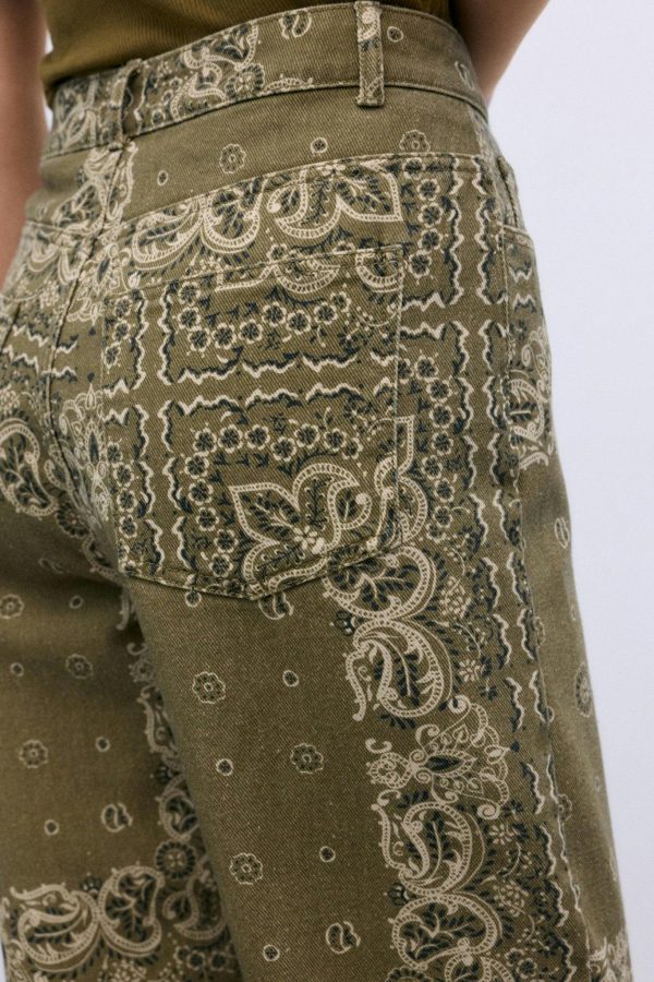 Waterlily Woman Pant Bandana Woman Print - Image 8