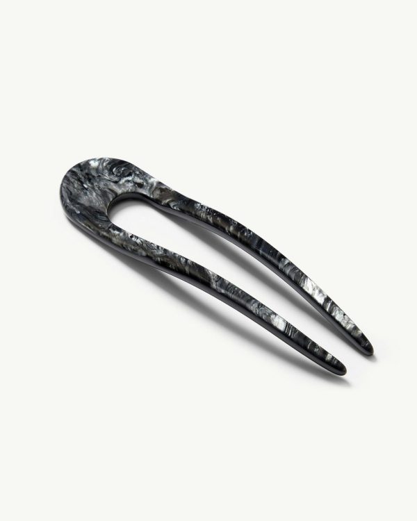 French Hair Pin in Obsidian - Image 4