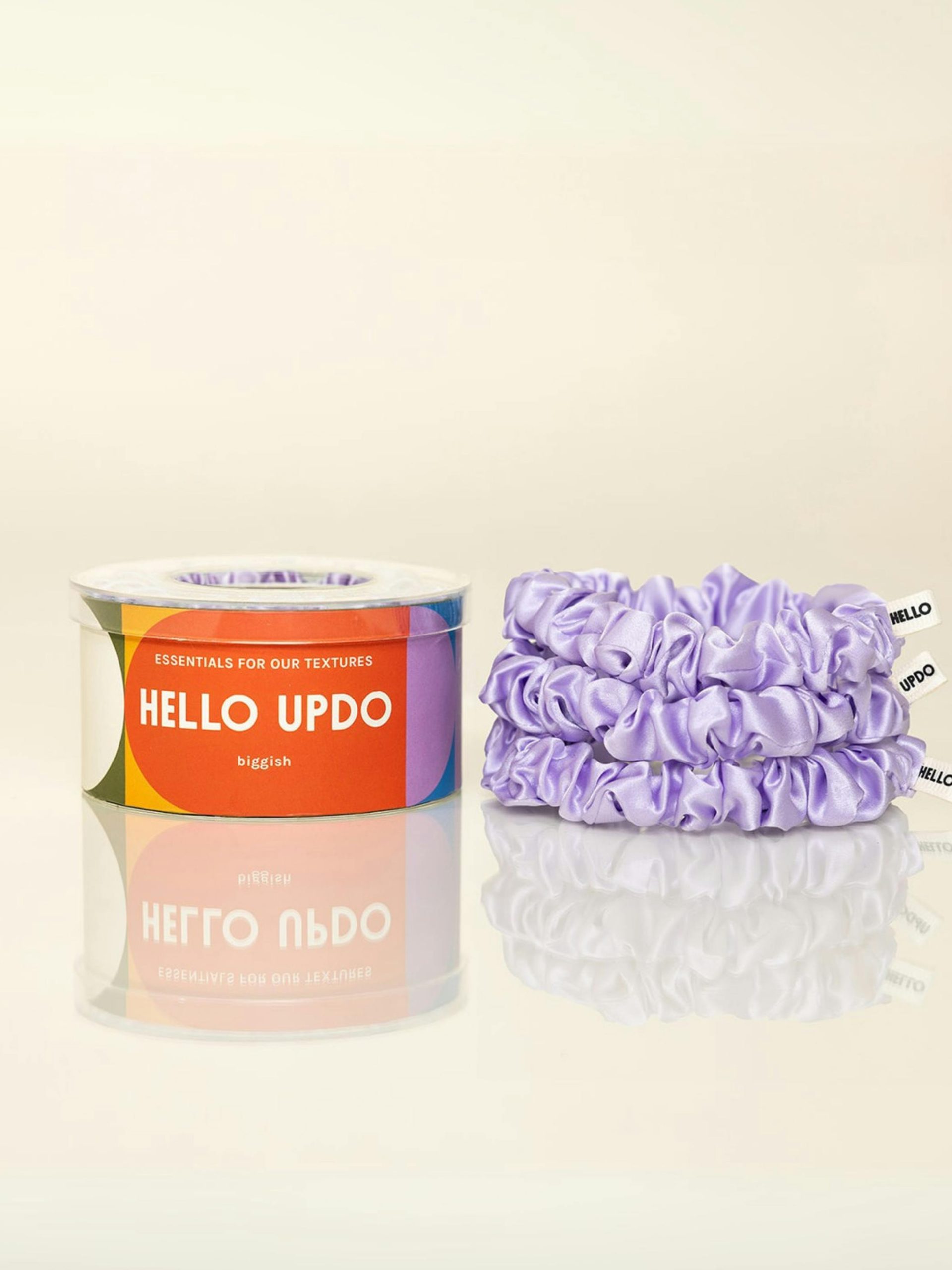 Lilac Silk Scrunchies - Image 7