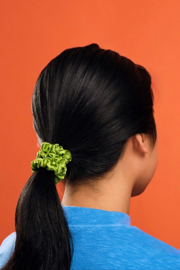 Sage Silk Scrunchies - Image 2