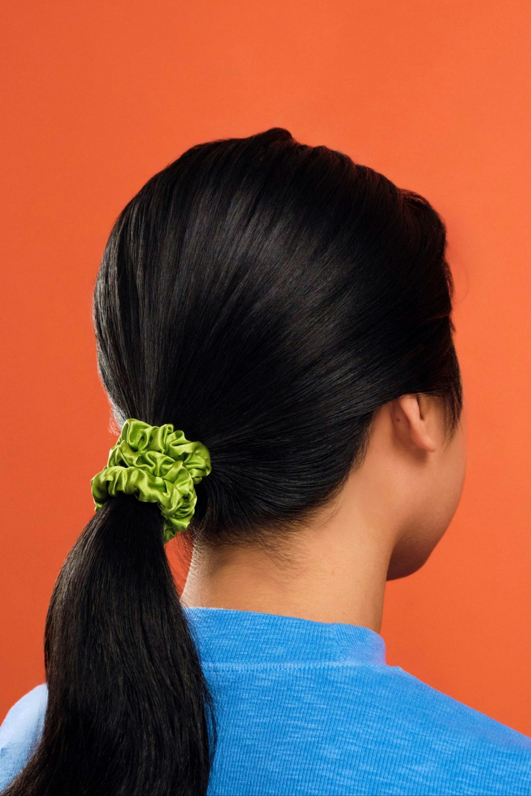 Sage Silk Scrunchies - Image 2