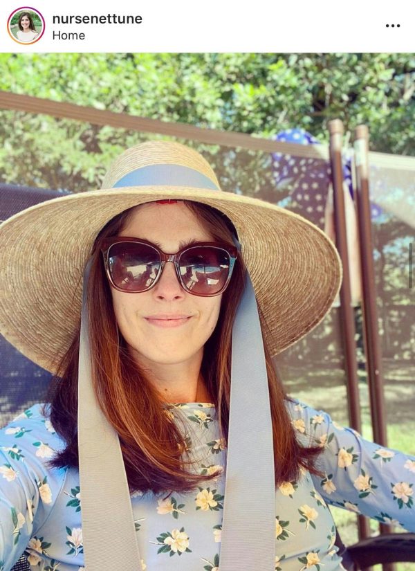 Wildflower Sun Hat (PreOrder Shipping June 15th) - Navy Wide & Short Grosgrain Ribbon - Image 20