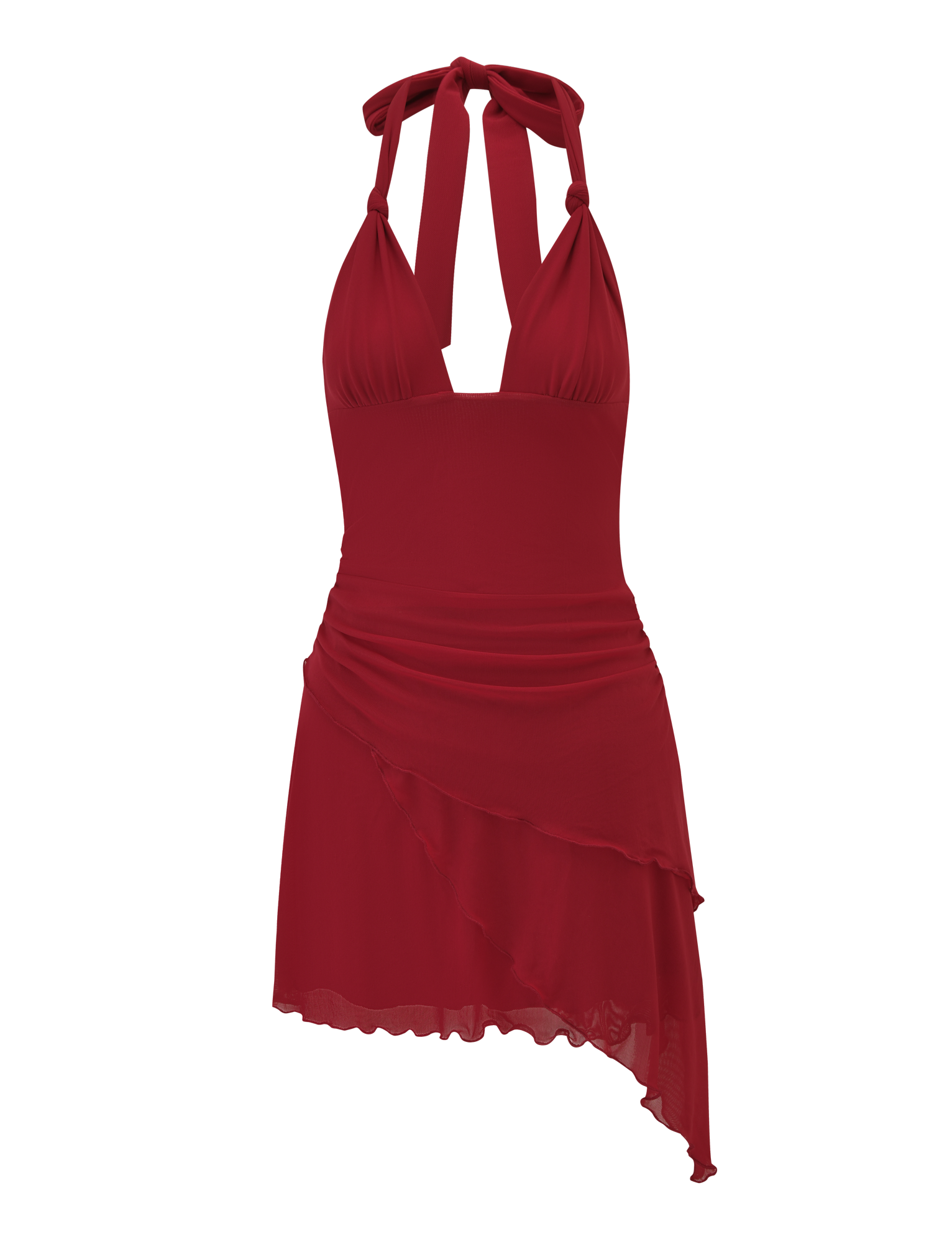 FRIEDA MINI DRESS - RED - Image 7
