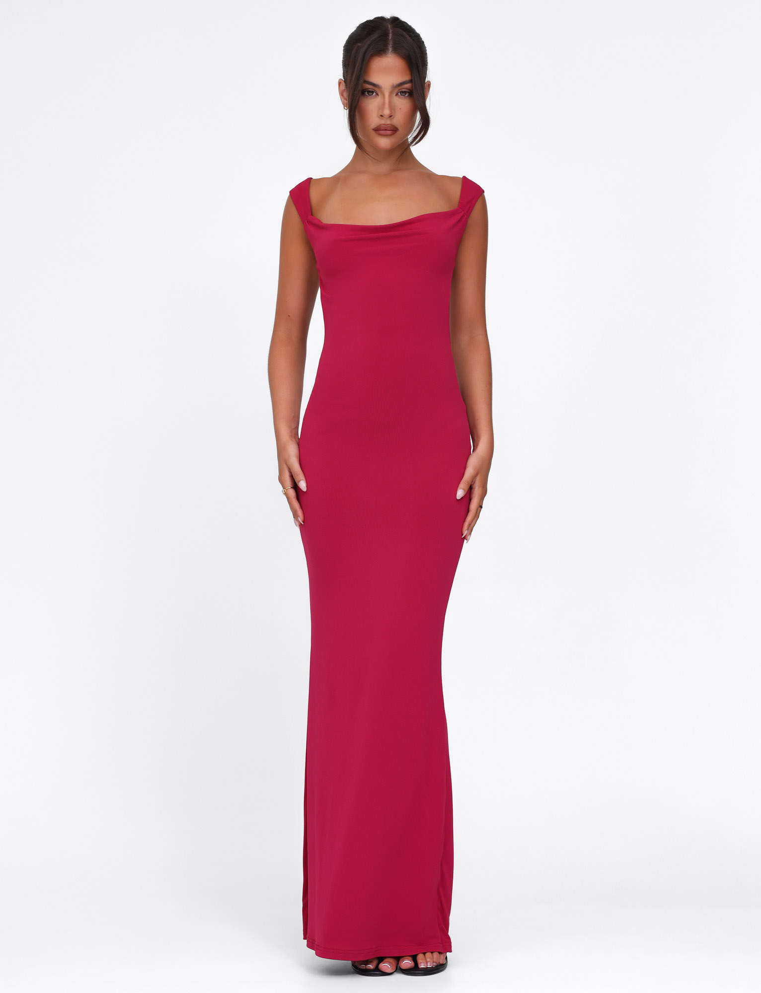 ZITA DRESS - RED : SALSA : DEEP RED - Image 3