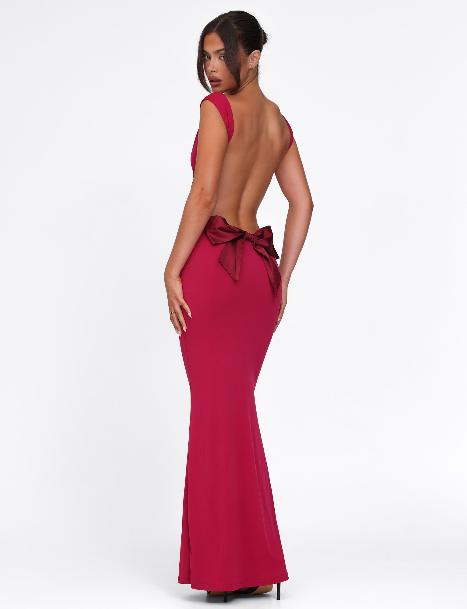 ZITA DRESS - RED : SALSA : DEEP RED - Image 4