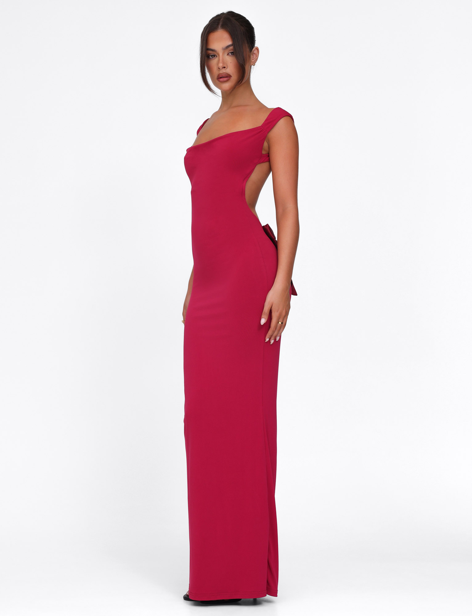 ZITA DRESS - RED : SALSA : DEEP RED - Image 5