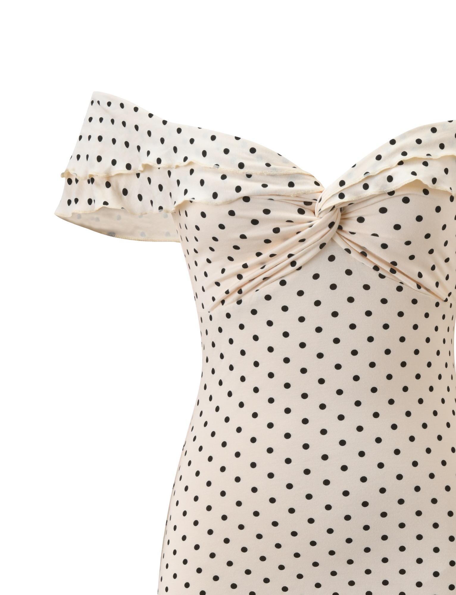 DENALI MINI DRESS - CREAM DOT - Image 10