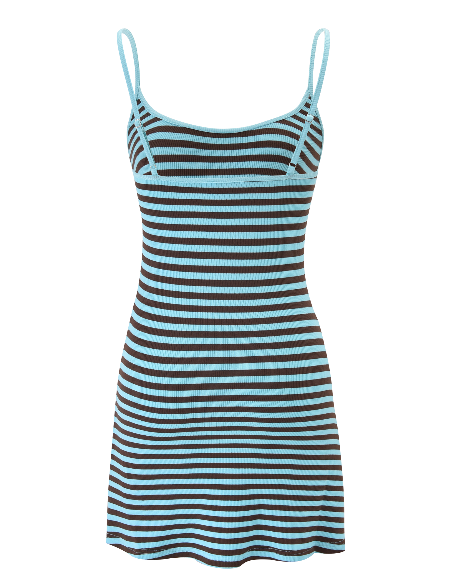 CELESTE MINI DRESS - BLUE STRIPE - Image 10