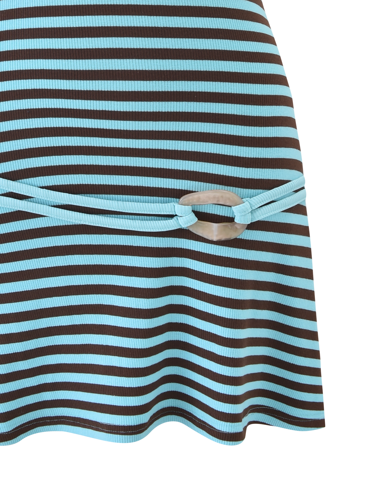 CELESTE MINI DRESS - BLUE STRIPE - Image 11