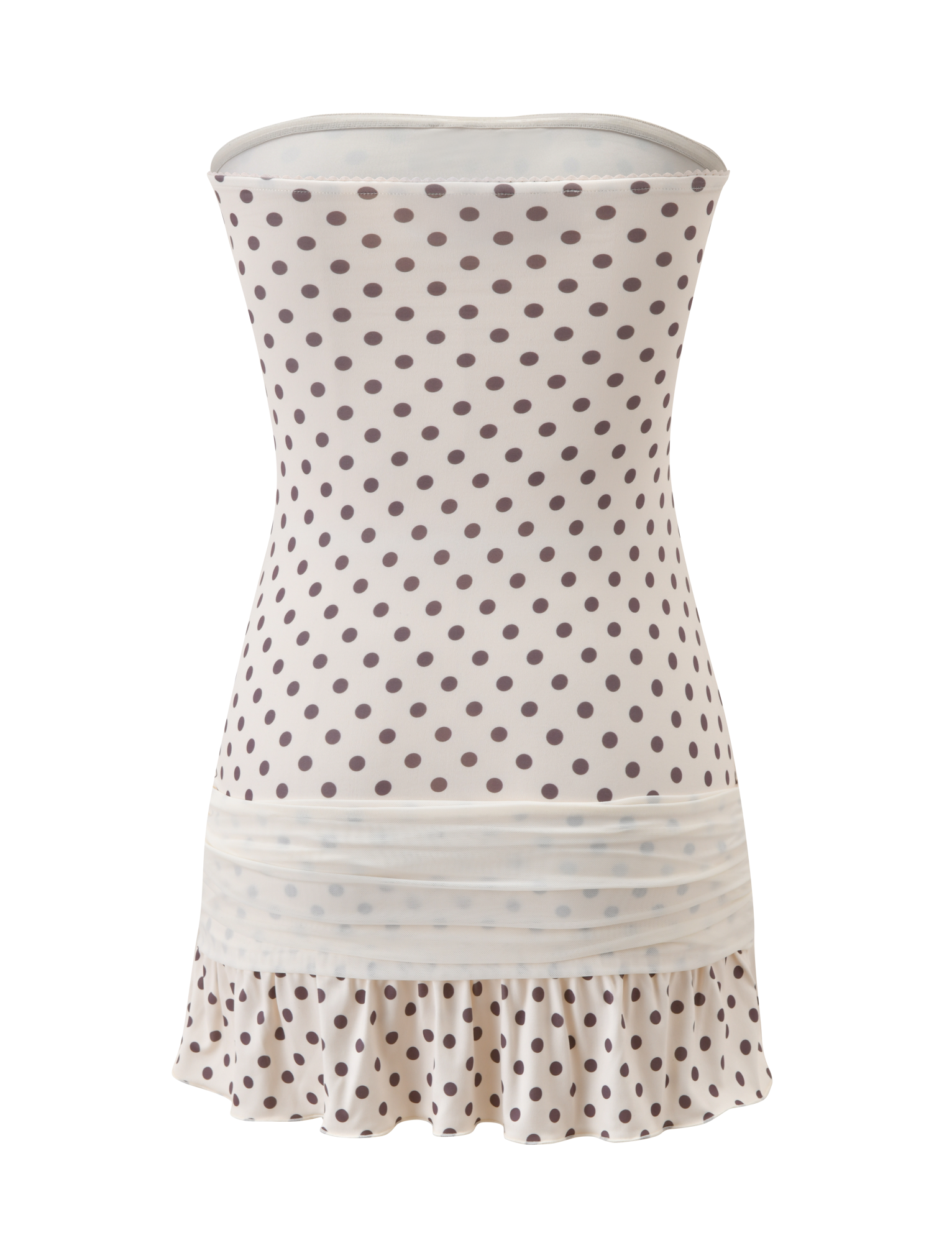 TOVE MINI DRESS - WHITE POLKA DOT - Image 9