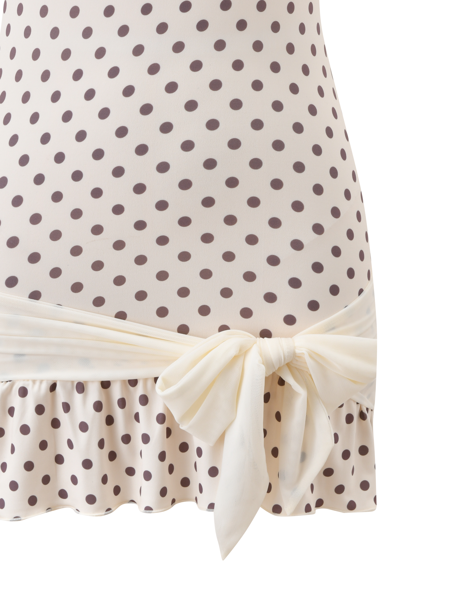 TOVE MINI DRESS - WHITE POLKA DOT - Image 10
