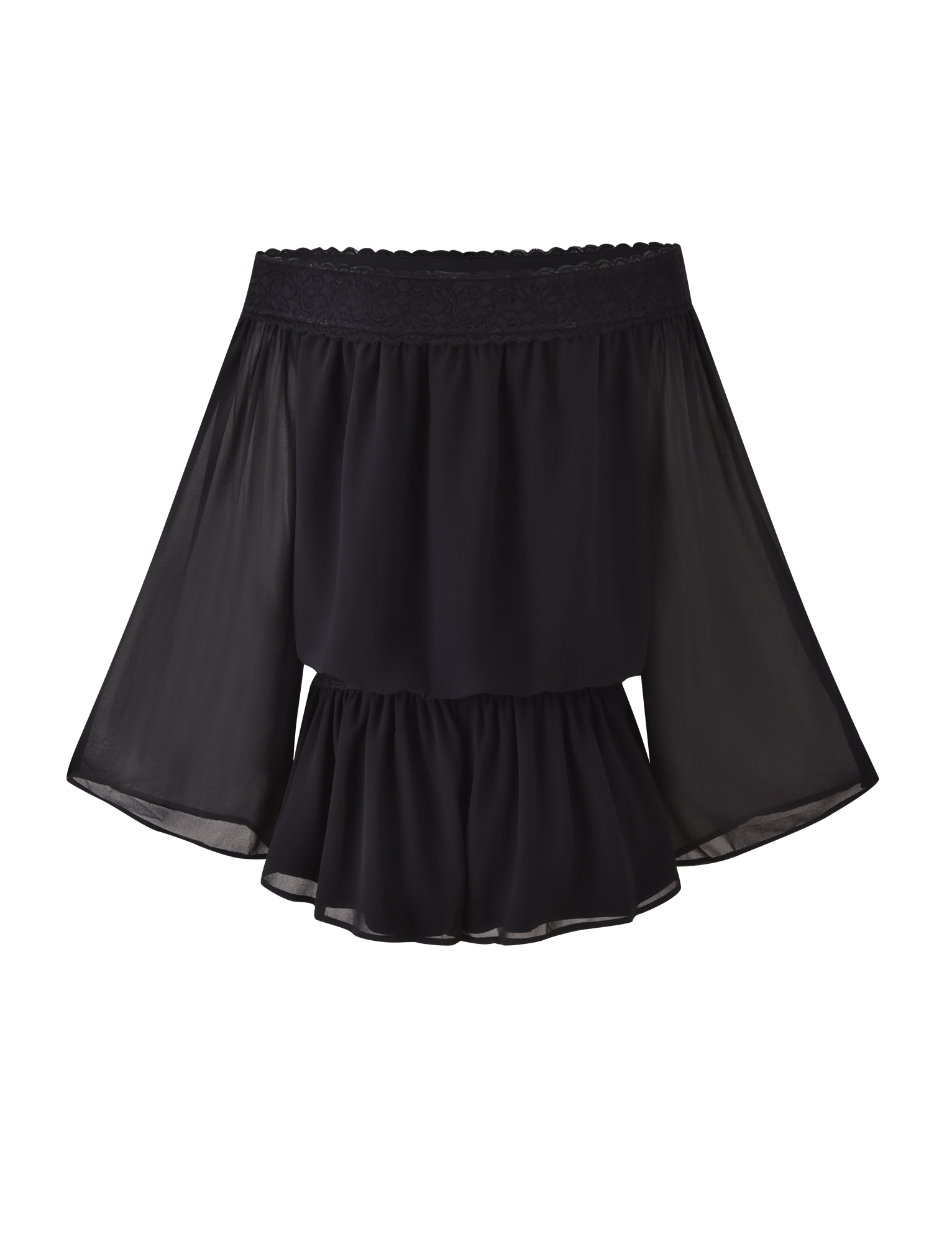 TESSIE PLAYSUIT - BLACK - Image 7