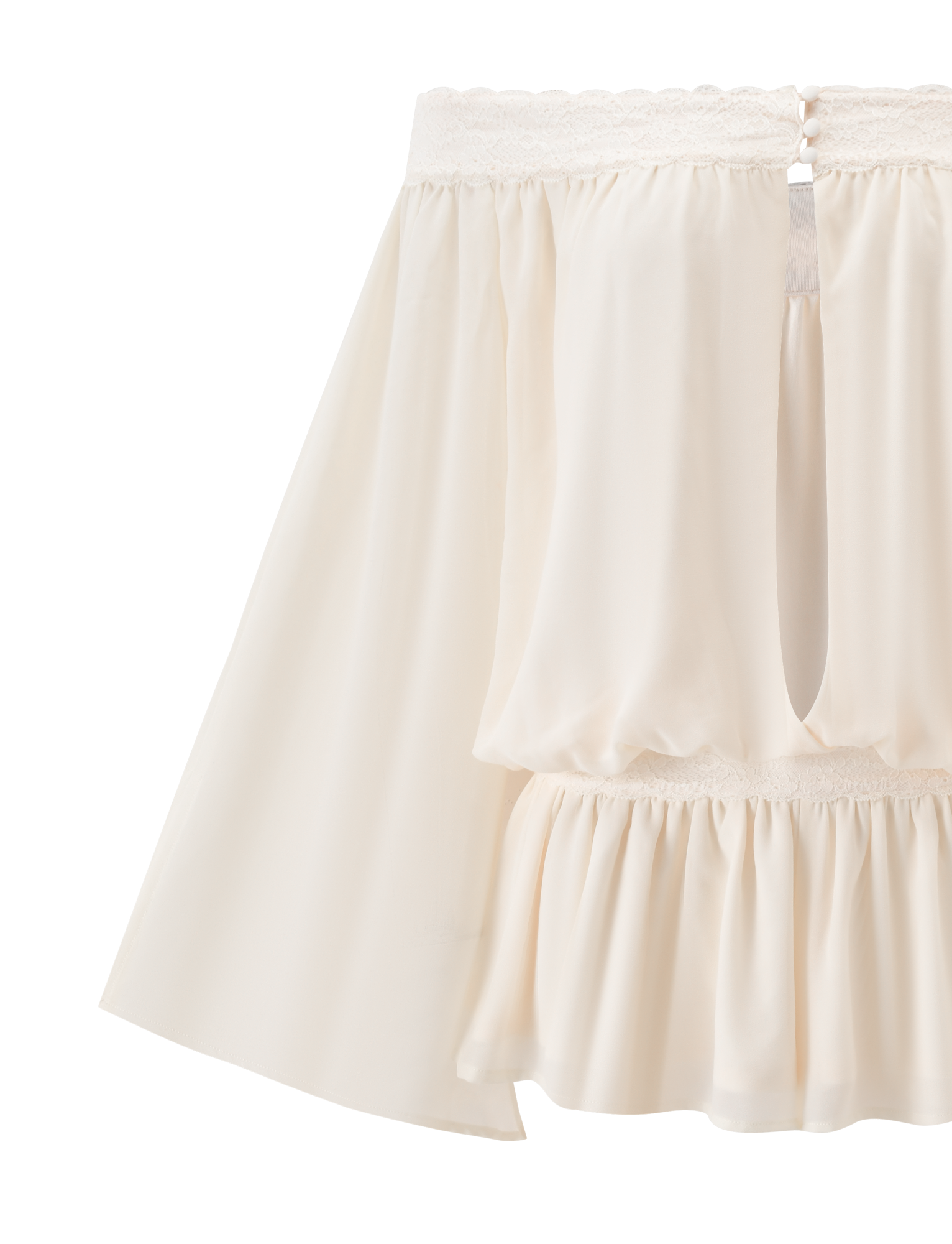 TESSIE PLAYSUIT - IVORY - Image 9