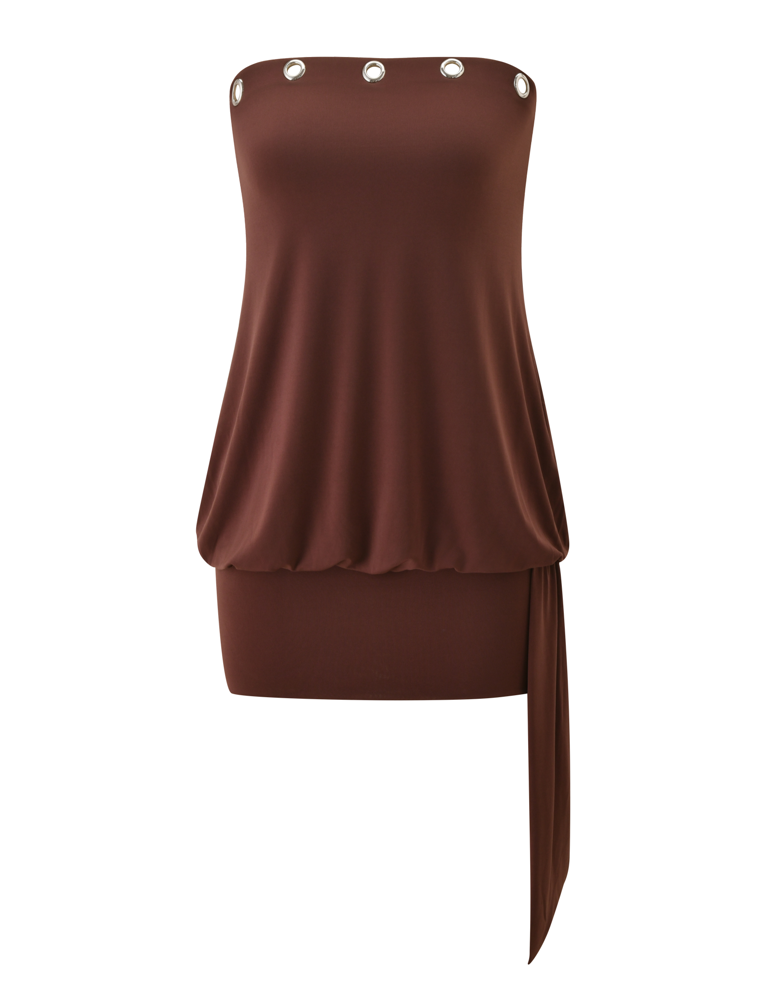 RAVENNA DRESS - MILK CHOCOLATE - Image 7