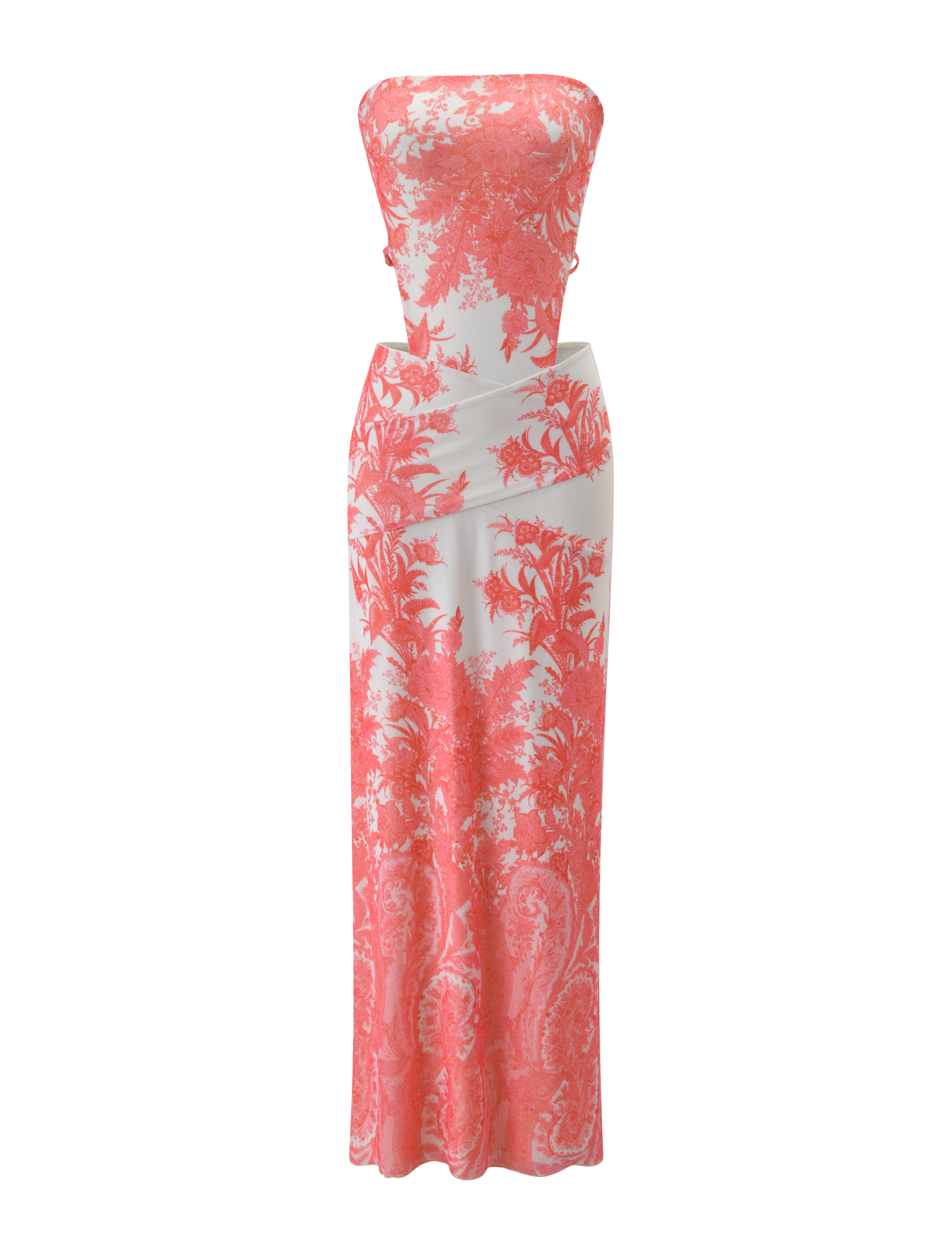 POPPI MAXI DRESS - CORAL TAPESTRY - Image 6