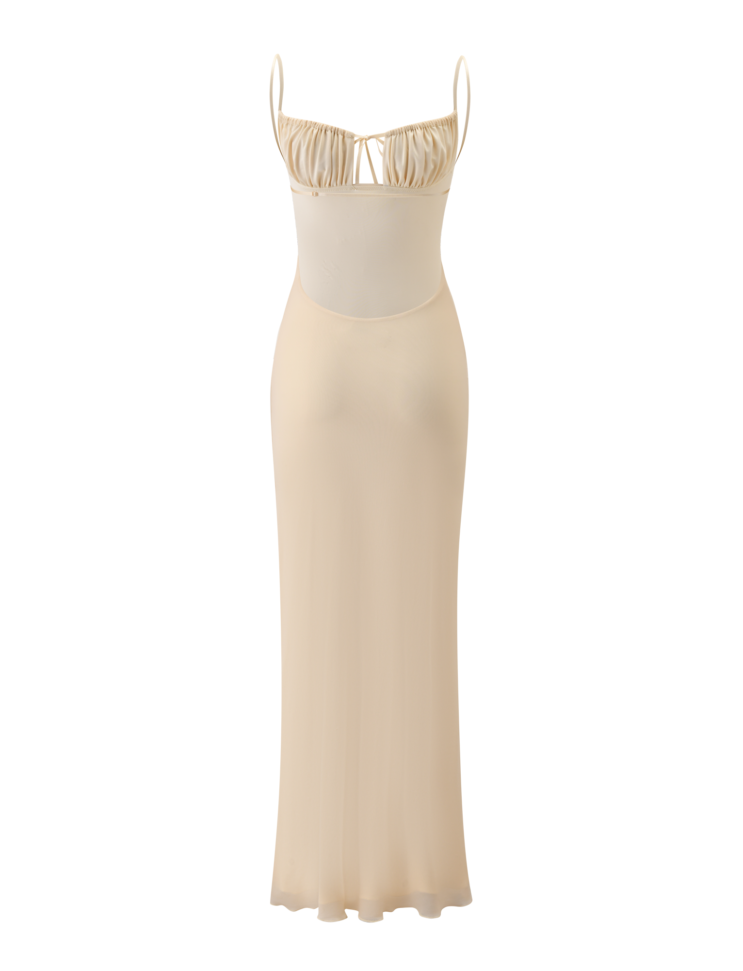 OPHELIA MAXI DRESS - CREAM - Image 8