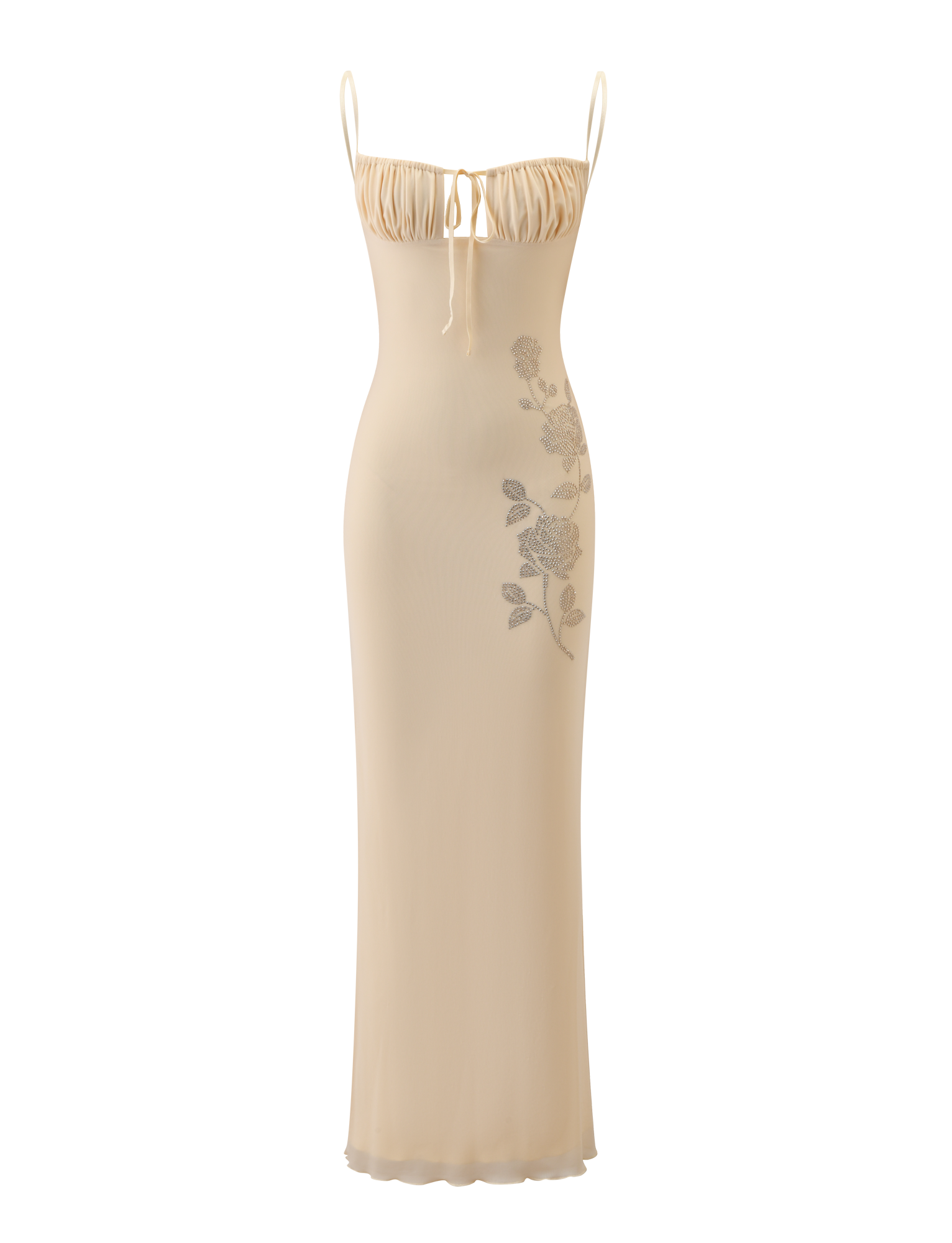 OPHELIA MAXI DRESS - CREAM - Image 7