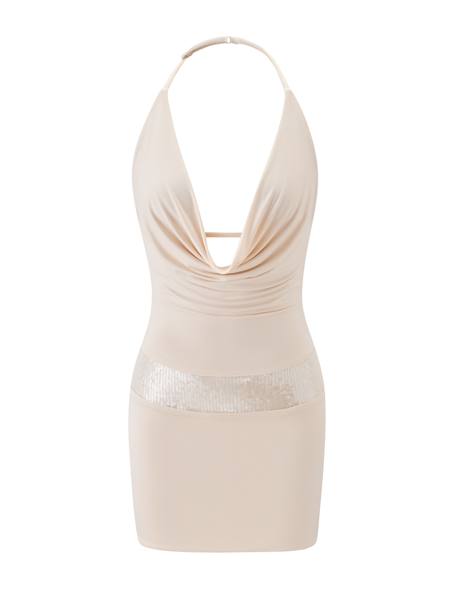 THARA MINI DRESS - CREAM - Image 6