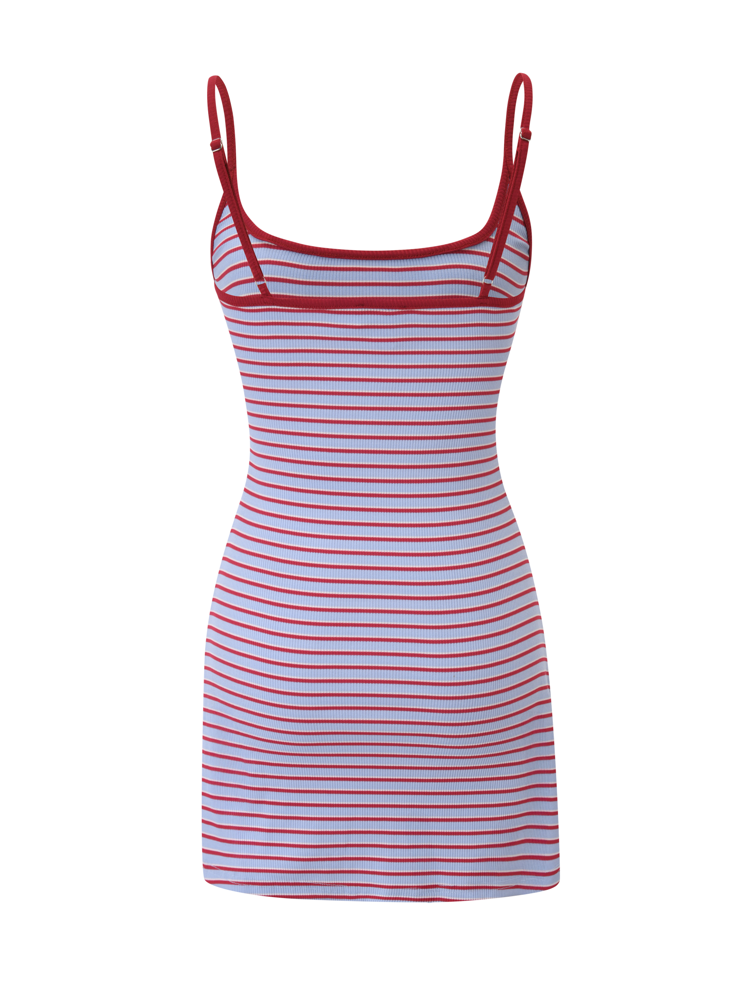 CELESTE MINI DRESS - RED STRIPE - Image 9