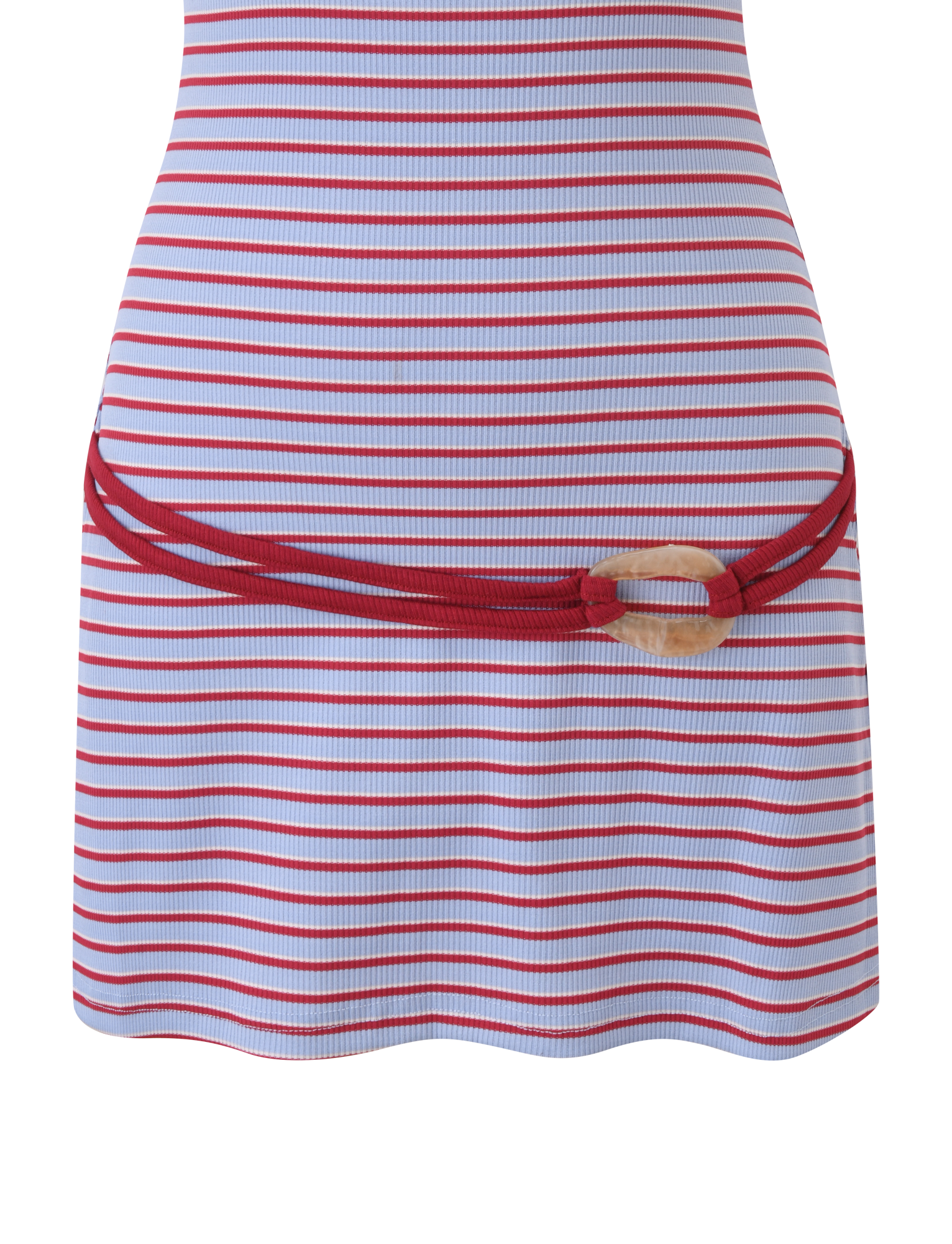 CELESTE MINI DRESS - RED STRIPE - Image 10