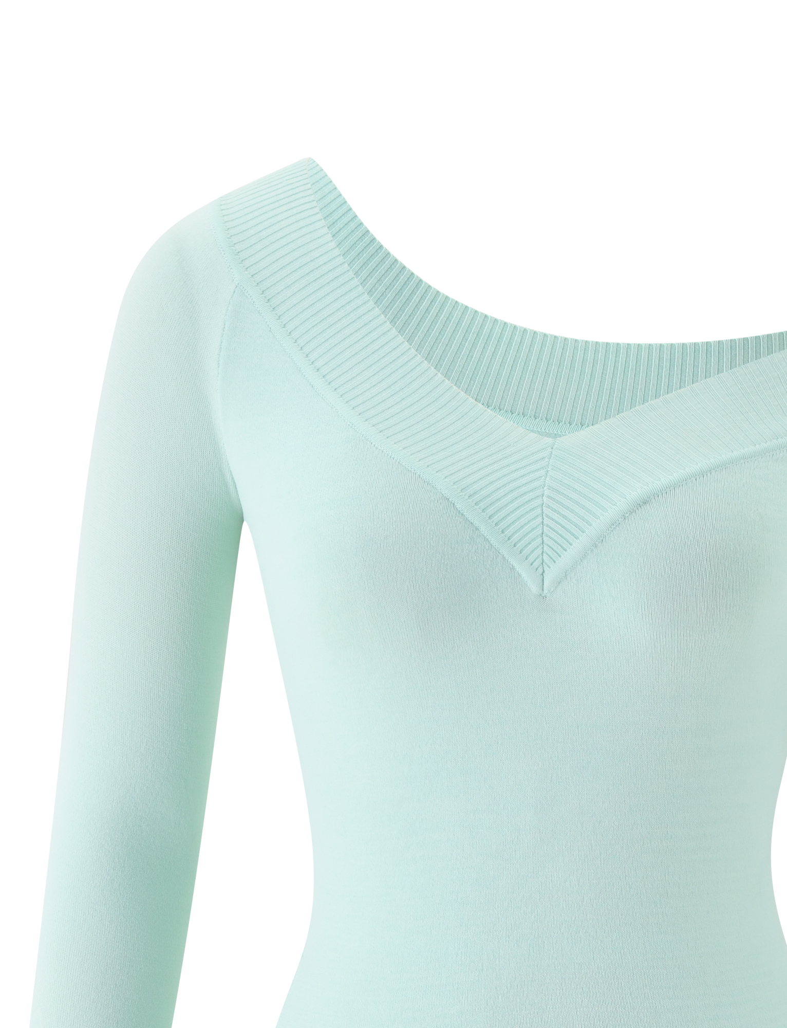 PARKER KNIT DRESS - MINT GREEN - Image 10