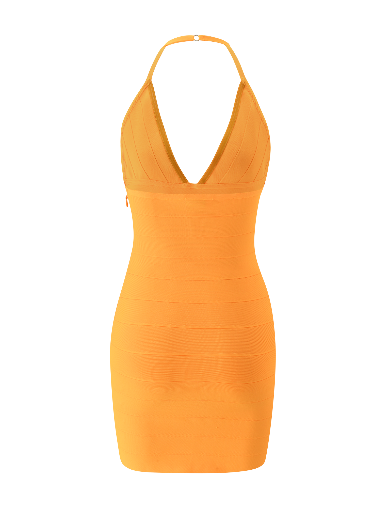 NYX MINI BANDAGE DRESS - NEON MANGO - Image 9