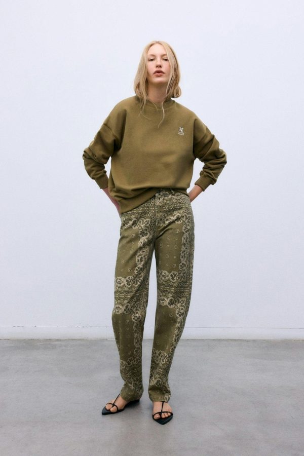 Waterlily Woman Pant Bandana Woman Print - Image 9